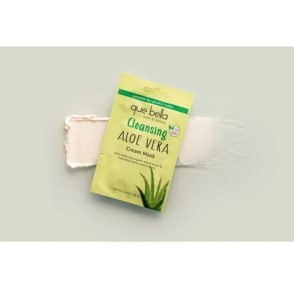 🦩10 For $25🦩♡Que Bella Cleansing Aloe Vera Cream Mask